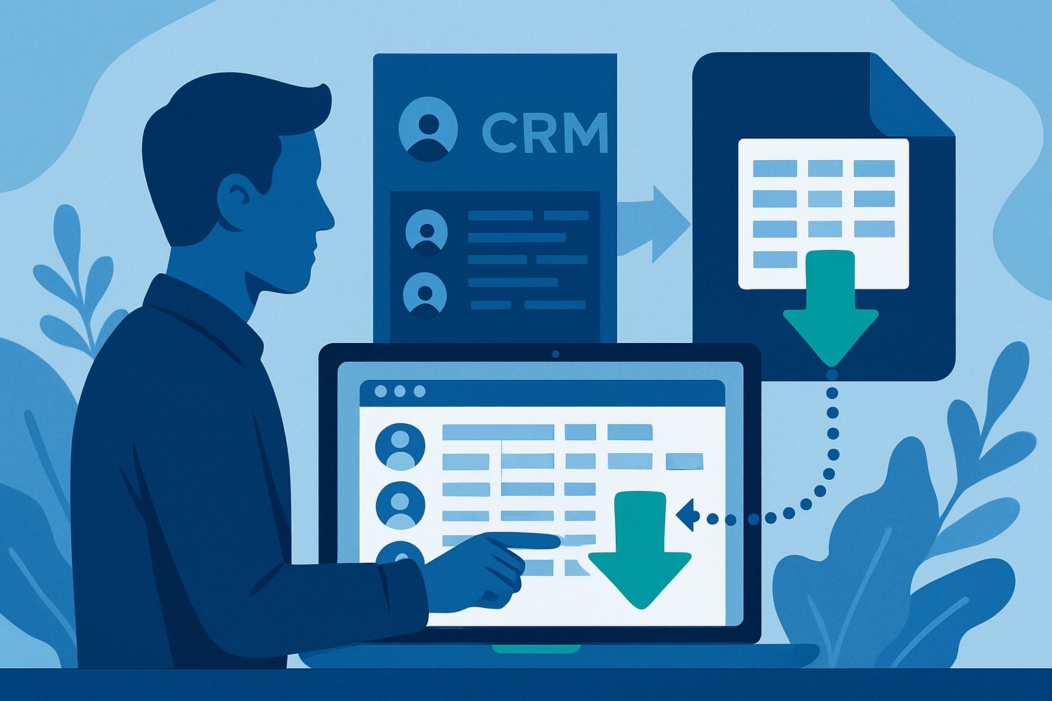 Exporter ses données SalesTrack CRM au format CSV, la marche à suivre