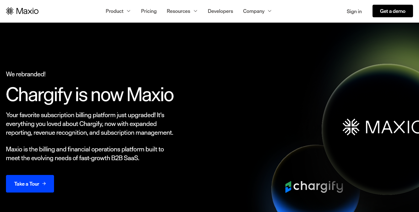 Aperçu Chargify (Maxio)