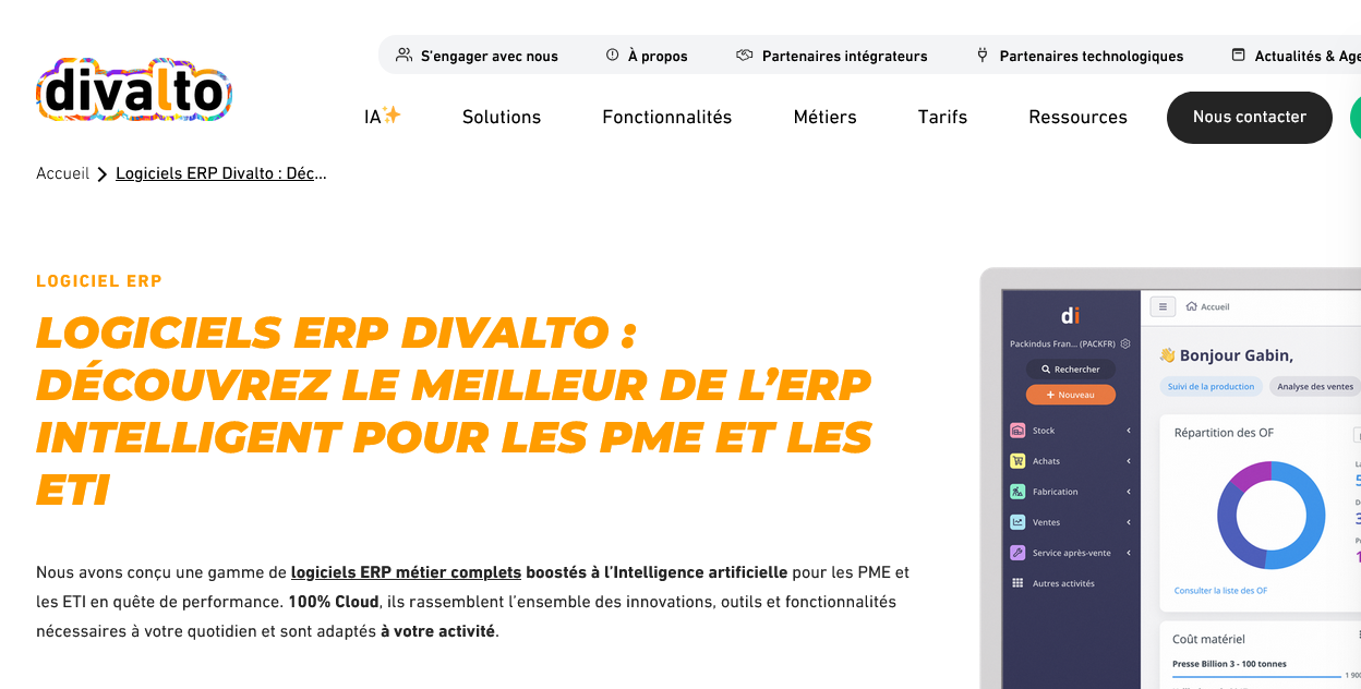 Aperçu Divalto Infinity