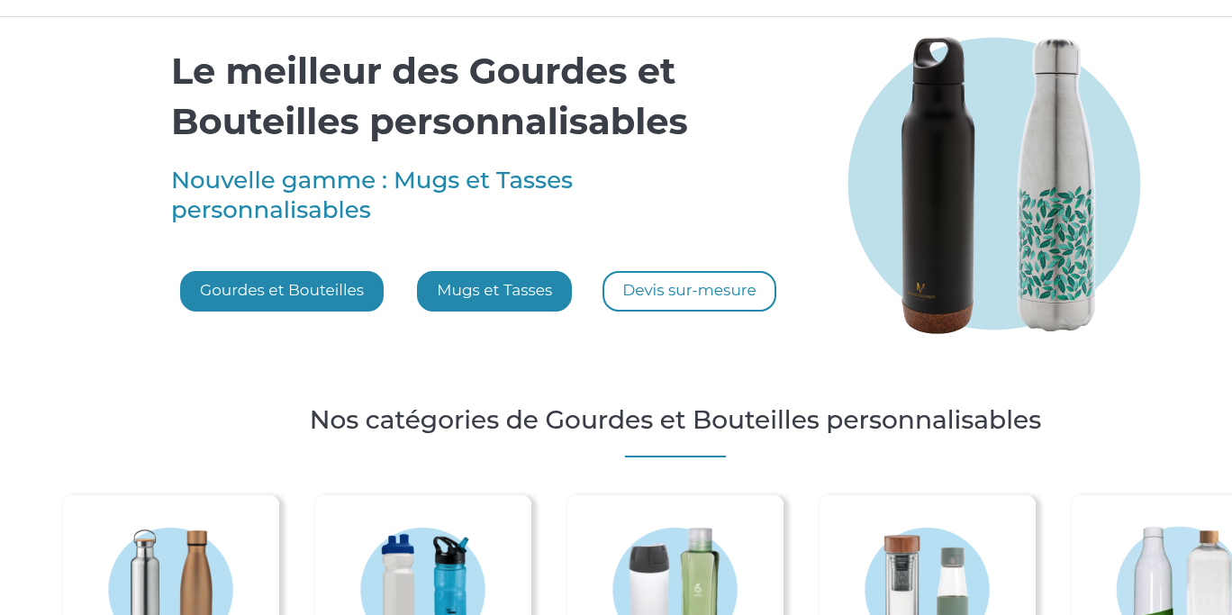Aperçu Gourde Personnalisable
