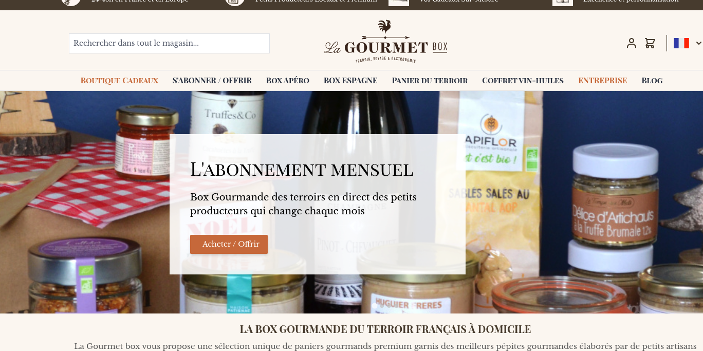 Aperçu La Gourmet Box