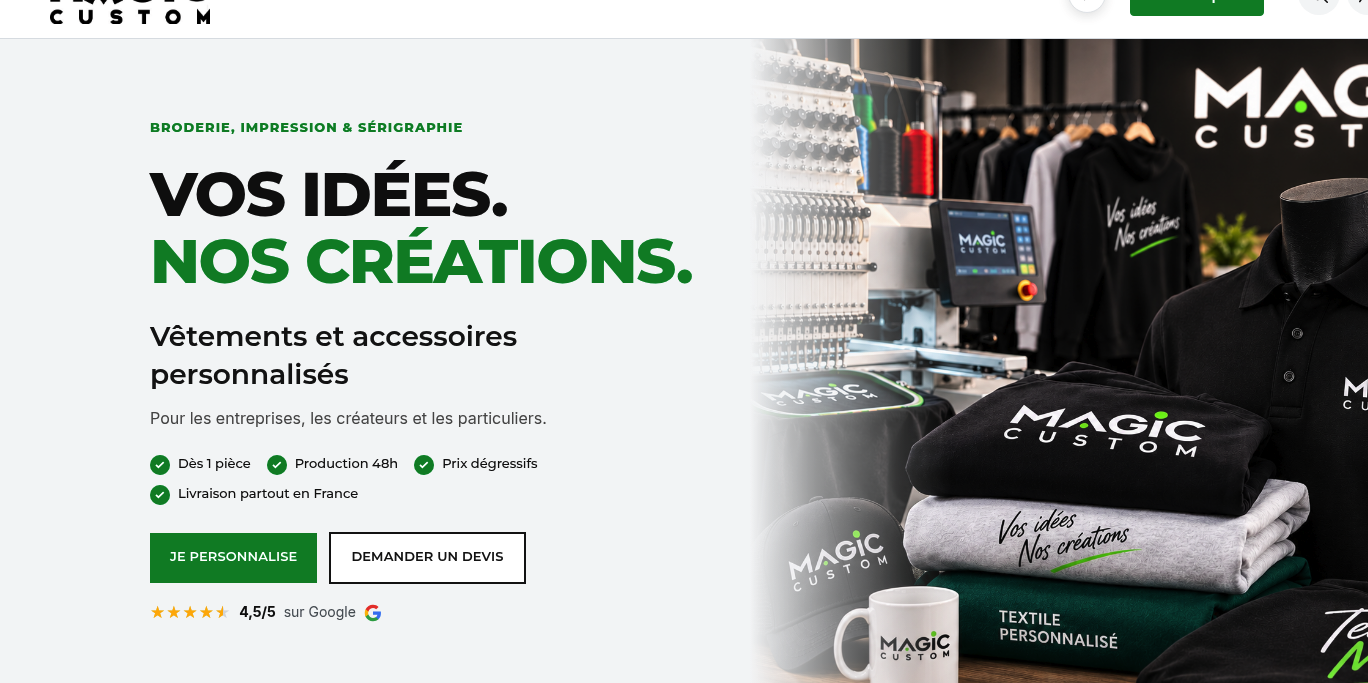 Aperçu Magic Custom