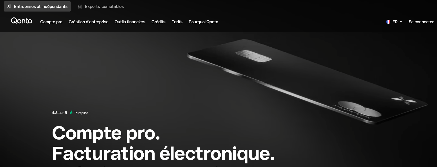 Aperçu Qonto