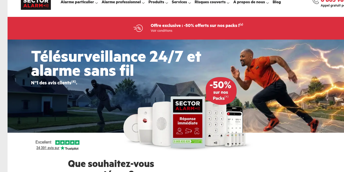 Aperçu Sector Alarm