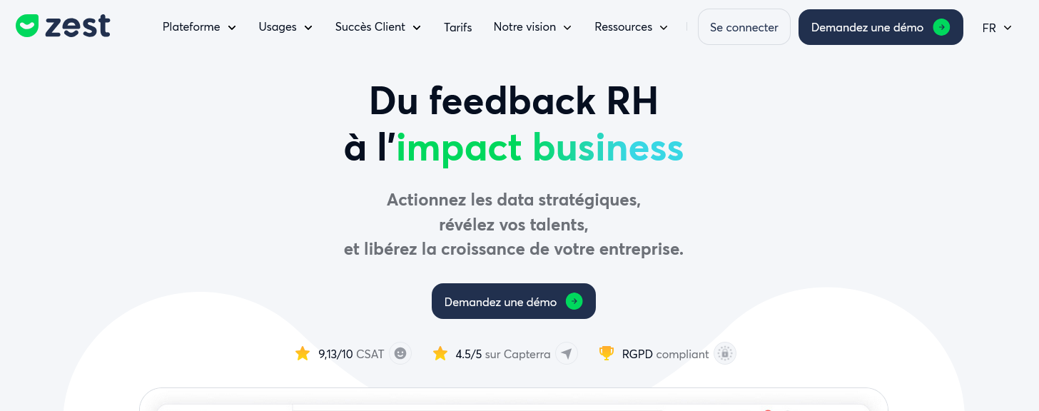 Aperçu Zest (ZestMeUp)